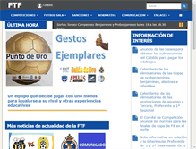 Tablet Screenshot of ftf.es